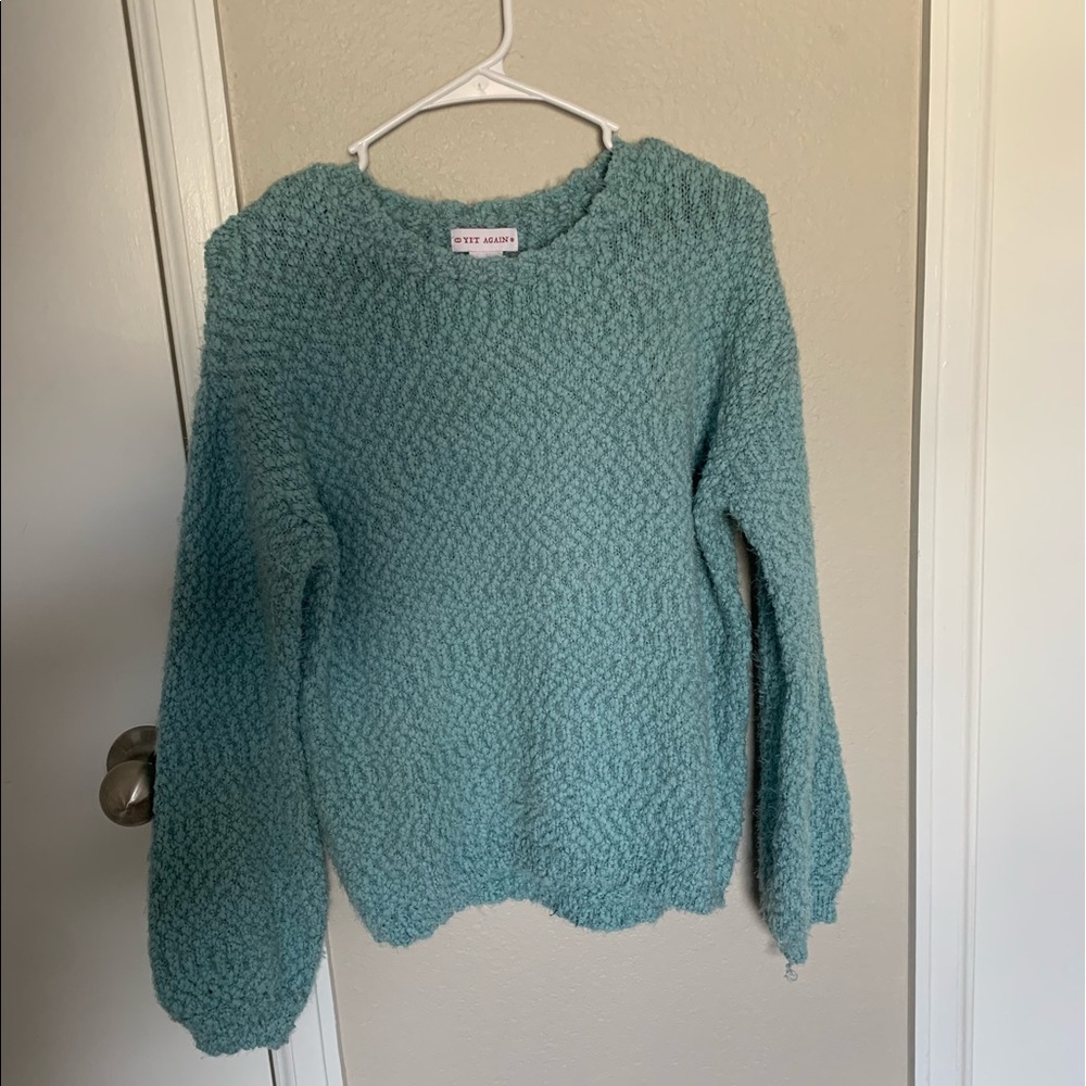 NWT Blue Knit Sweater